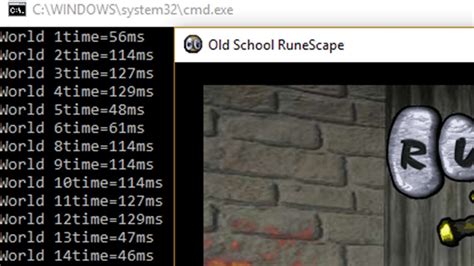 [PC] Simple Trick To Check Your Ping on Old School RuneScape .